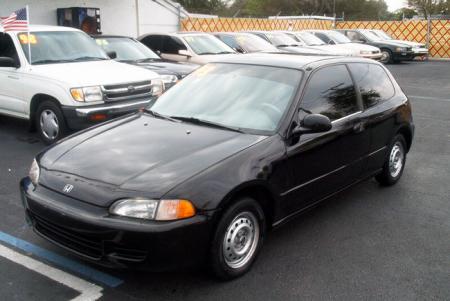 Black Civic Hatchback